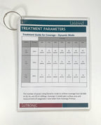Lutronic LaseMD Laminated Clinical Cheat Sheet Guide