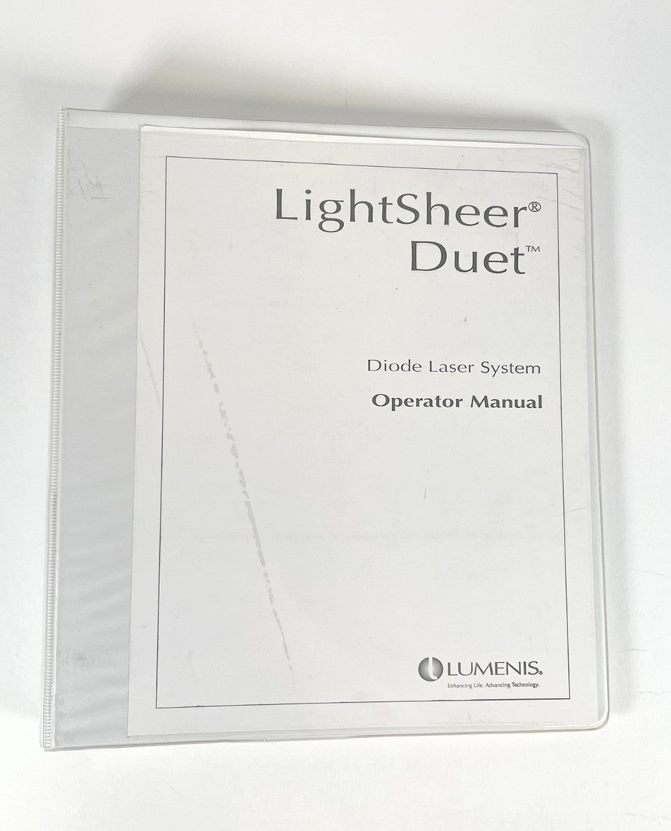Lumenis, LightSheer Duet, Operator Manual, PB-005755, Rev. B