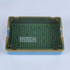 Oculo-Plastik Steam Sterilization Tray Case 11 x 15.8 cm w/ Silicone Finger Mat