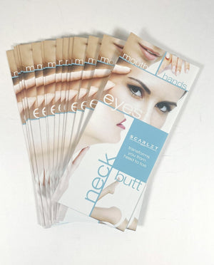 Scarlet transforms you from head to toe Pack 50 brochures