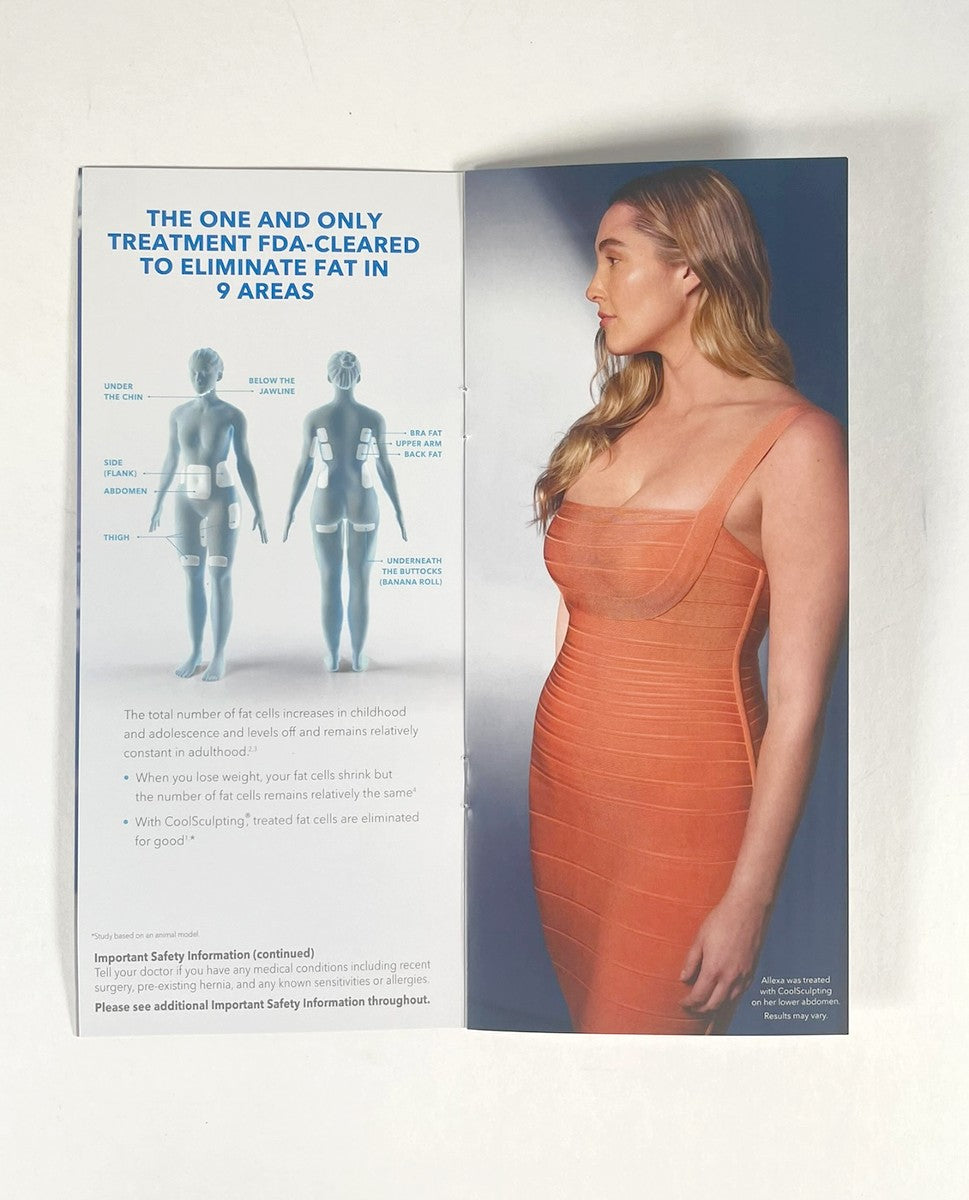 Zeltiq CoolSculpting Take Yourself Further Brochure 12pc