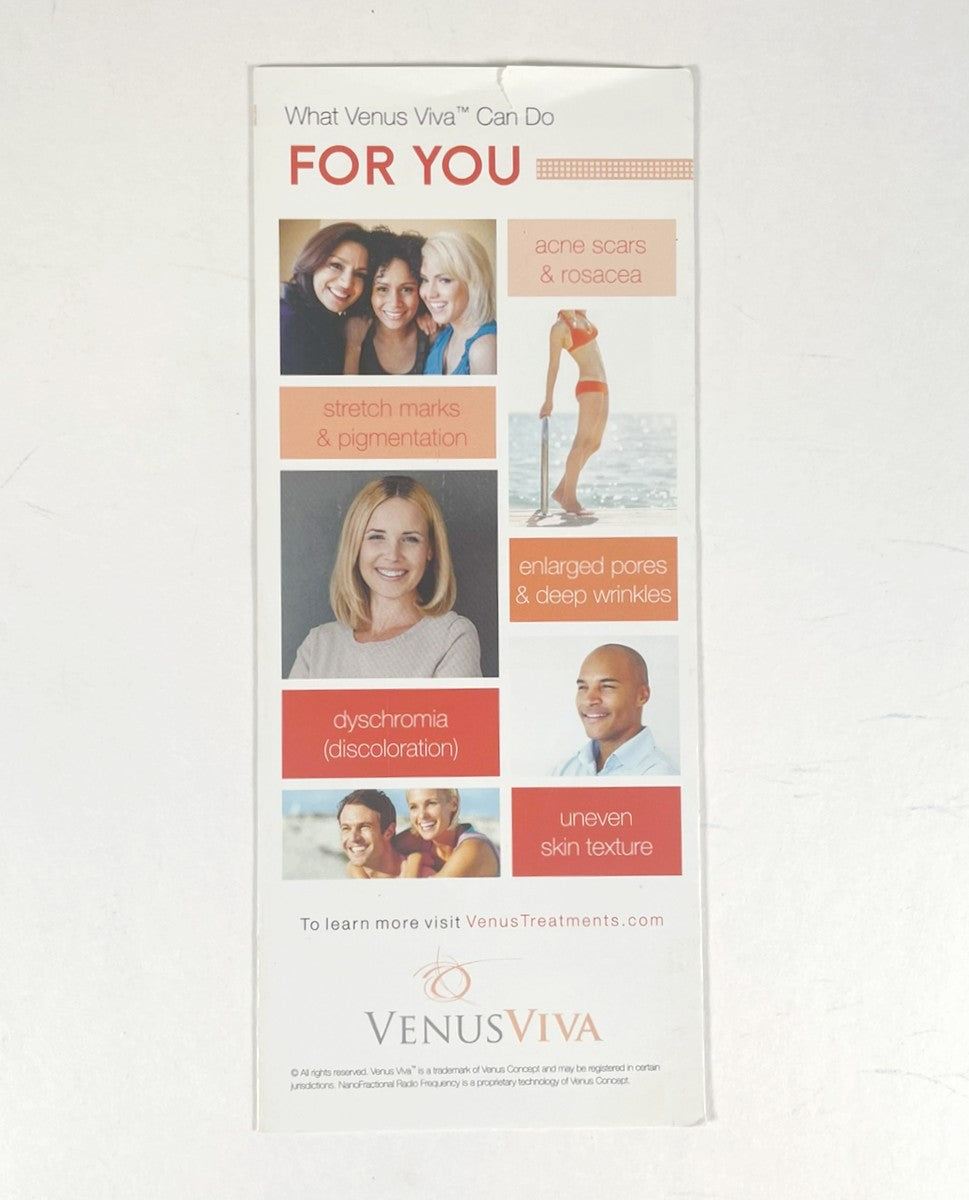 Venus Viva Reduce Signs of Skin Damage Brochure