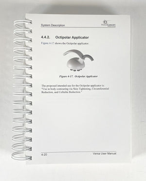 VenusConcept Venus Versa User Manual International Version Rev 3 DCVEROW7