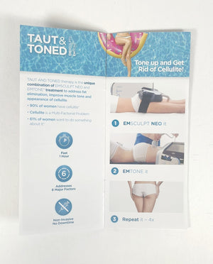 BTL EMsculpt Neo The One Brochures Patient Office Clinic (x100 Pcs)