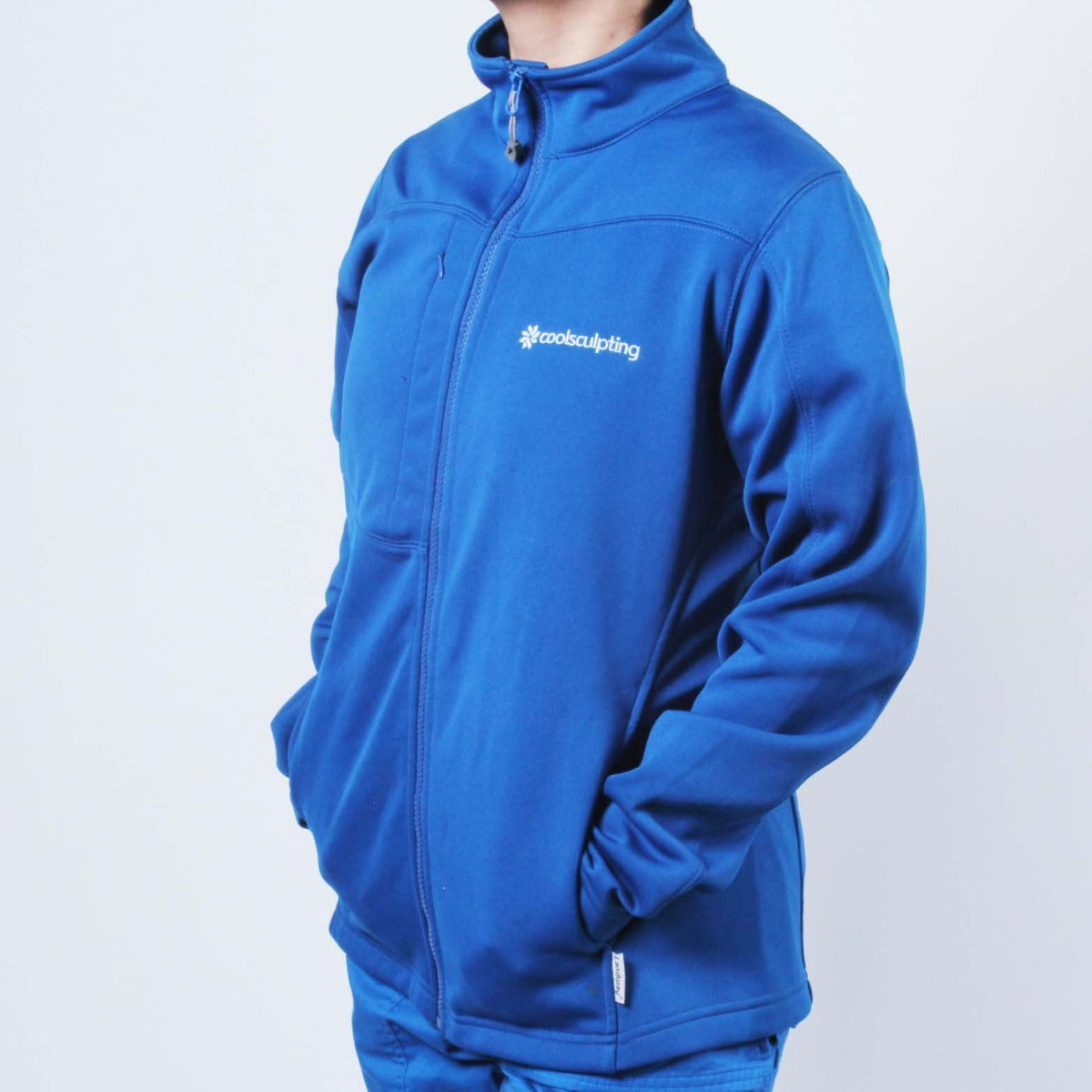 Used Zeltiq CoolSculpting Staff/Nurses Jacket Polyester Fleece Ladies Medium