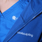 Used Zeltiq CoolSculpting Staff/Nurses Jacket Polyester Fleece Ladies Medium