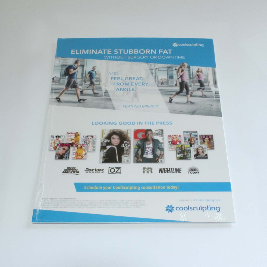 Zeltiq CoolSculpting Lobby Waiting Room Marketing Sign Display Good Press 8.5x11