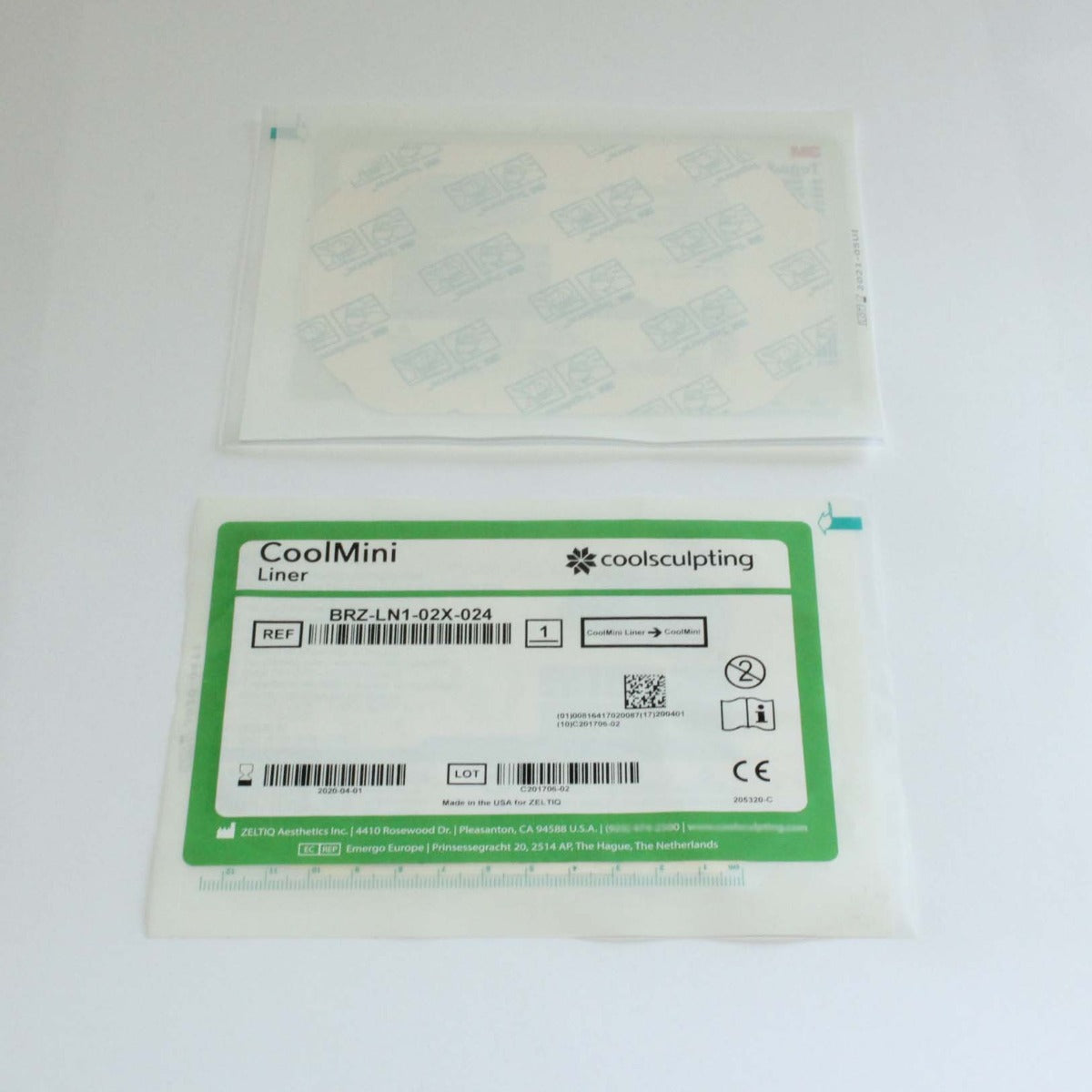 Zeltiq CoolSculpting CoolMini Applicator Tegaderm Liners BRZ-LN1-02X-024 (26-Pack)