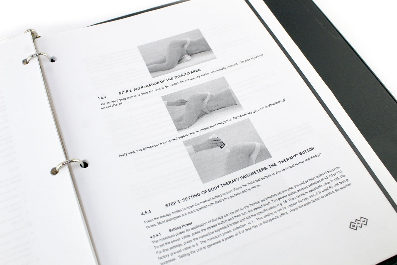 BTL Exilis - Operator's Manual, Training Video, Treatment Protocol. handbook