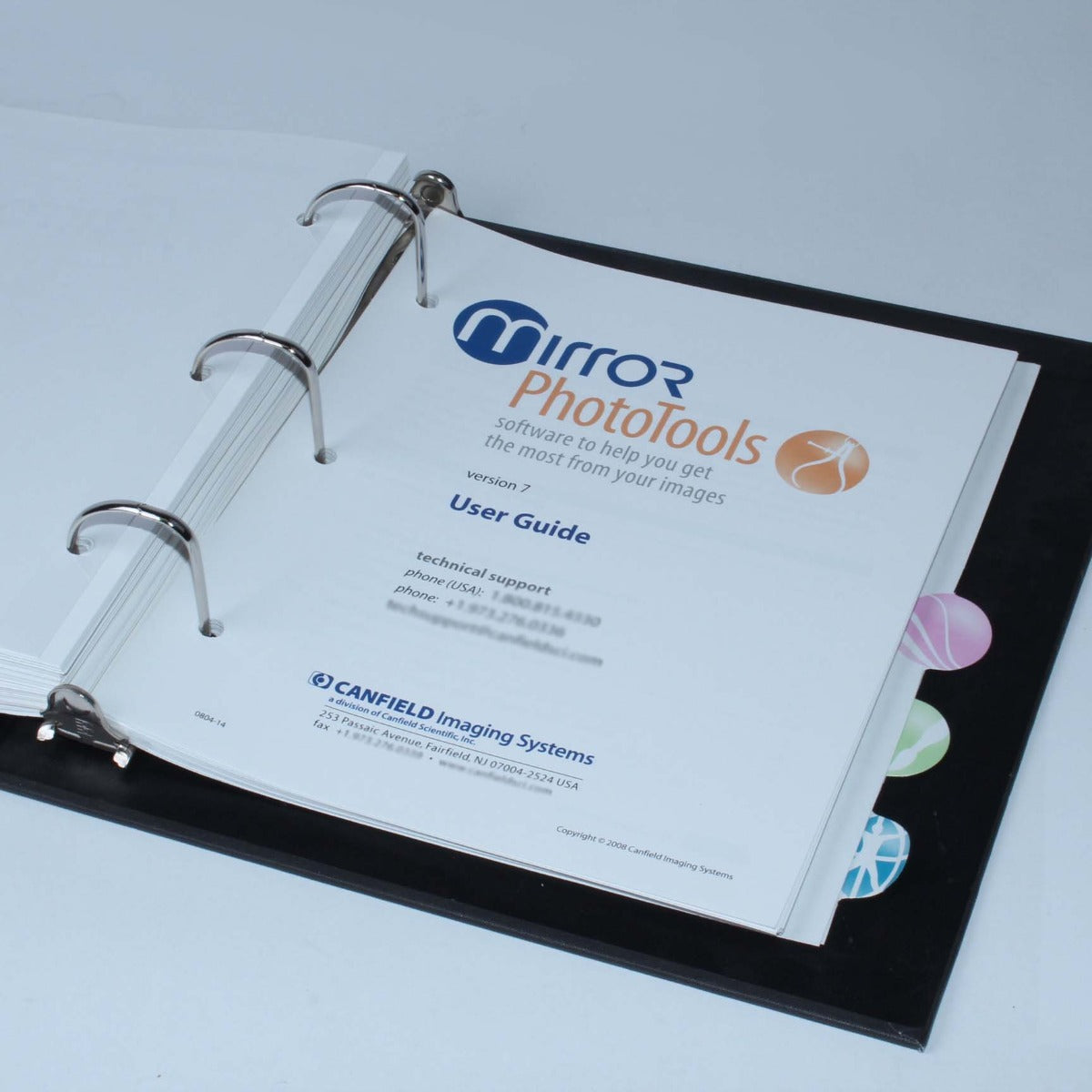 Canfield Vectra X3 Mirror Photofile Mirror PhotoTools User Guide Operator Manual