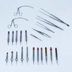 Blepharoplasty Surgical Instruments Hemostats Tweezers Forceps x23Pcs Lot