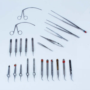 Blepharoplasty Surgical Instruments Hemostats Tweezers Forceps x23Pcs Lot