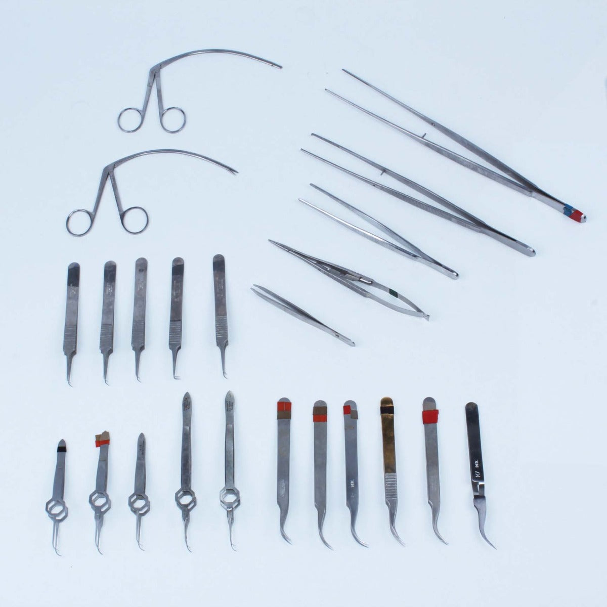 Blepharoplasty Surgical Instruments Hemostats Tweezers Forceps x23Pcs Lot