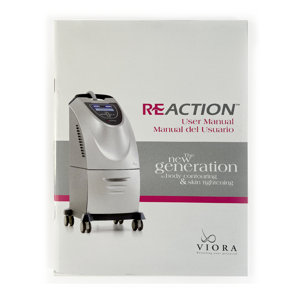 VIORA REACTION, User Manual, “The new generation in body contouring & skin tightening” P/N MK-008-EN E