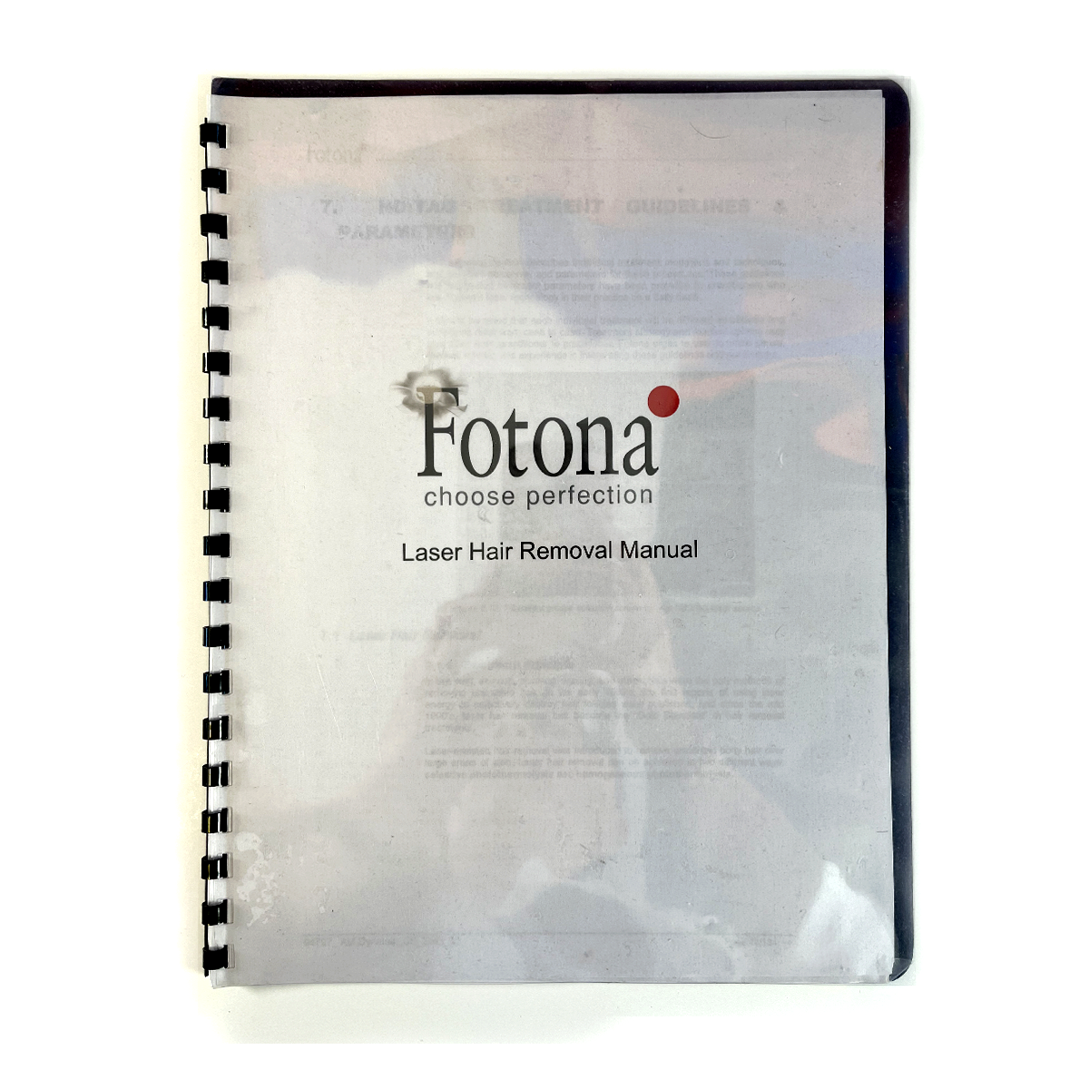 Fotona, choose perfection, Laser Hair Removal Manual, ND: YAG, 94797_AM Dynamis_CE_ENG_12