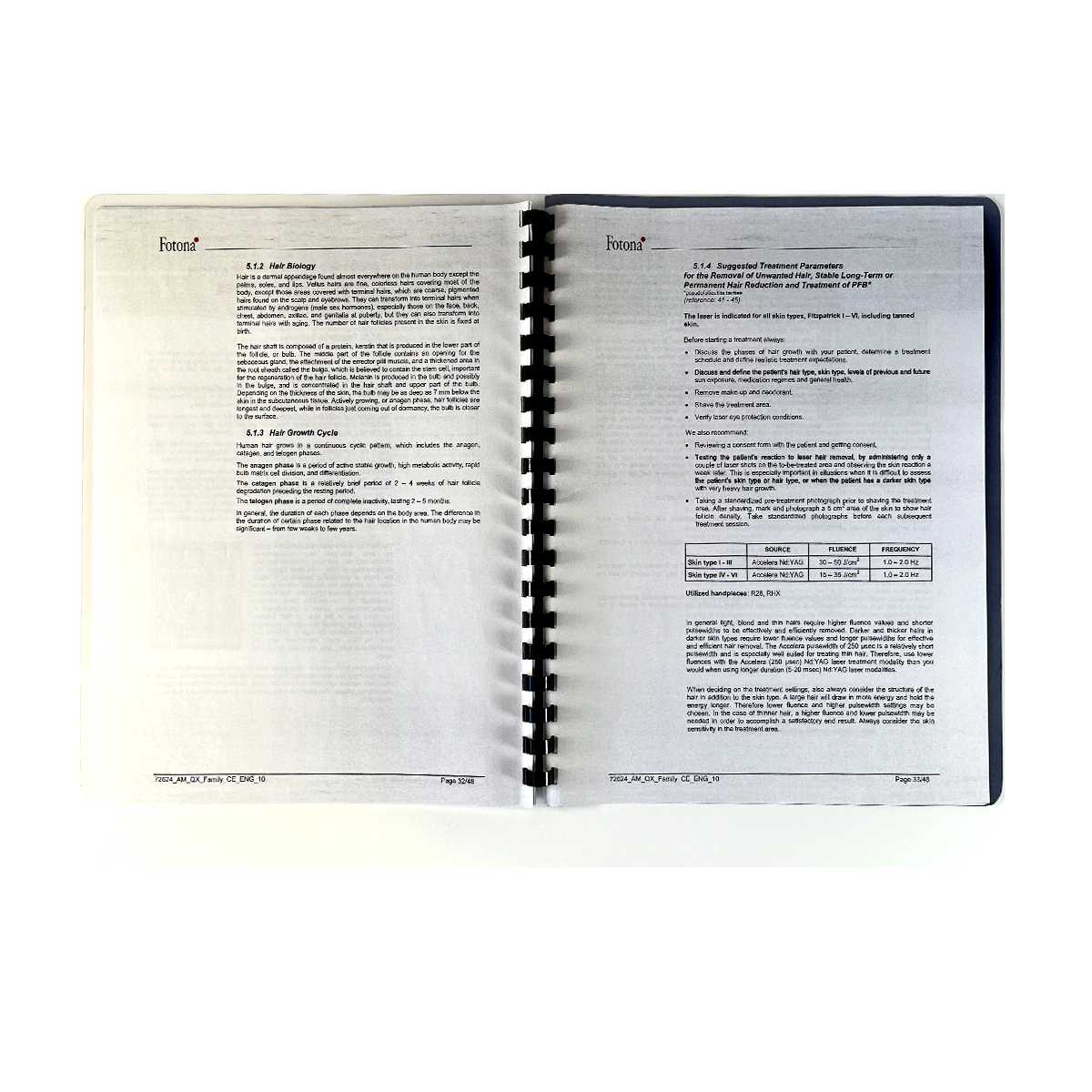 Fotona, Applications Manual, QX Laser Systems Family, Q-switched Nd:YAG and KTP:YAG in Dermatology and Aesthetic Medicine, 72624 CE ENG 10