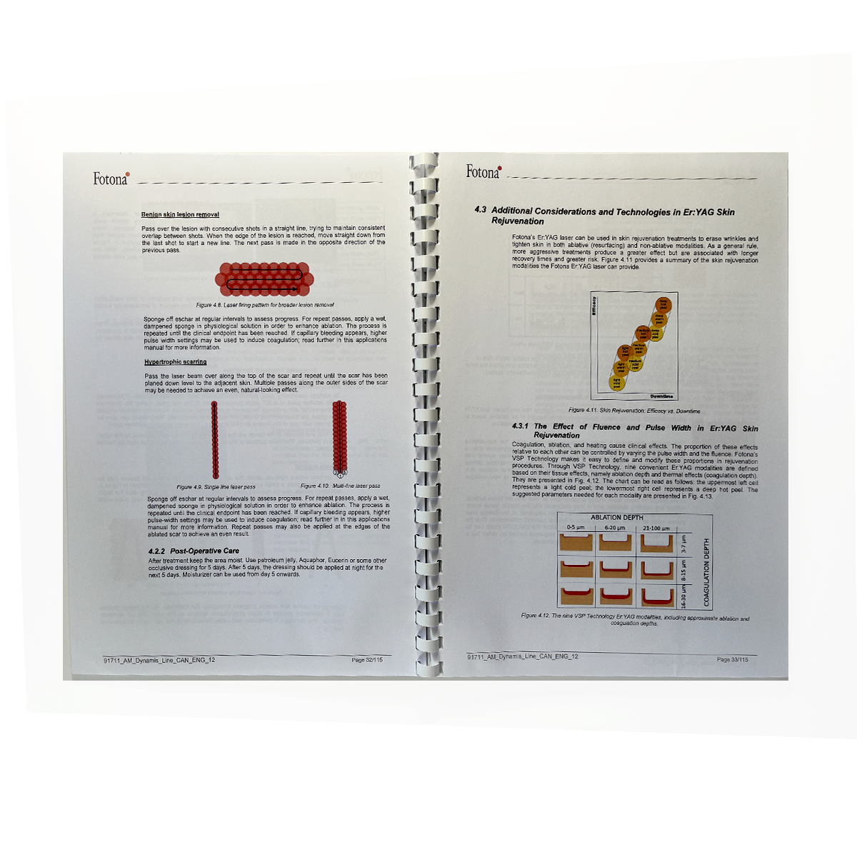 Fotona, Applications Manual, Er:YAG and Nd:YAG Laser in Dermatology and Aesthetic Medicine, Dynamis/Spectro Line, 91711 CAN ENG 12