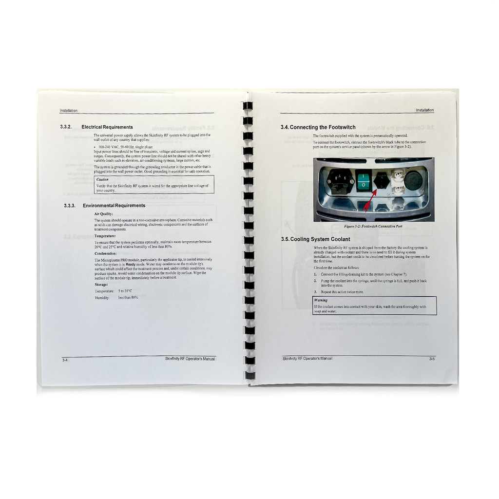 Eclipse Skinfinity RF, Microplasma Pro System Operator’s Manual, P/N: OMAC30071301