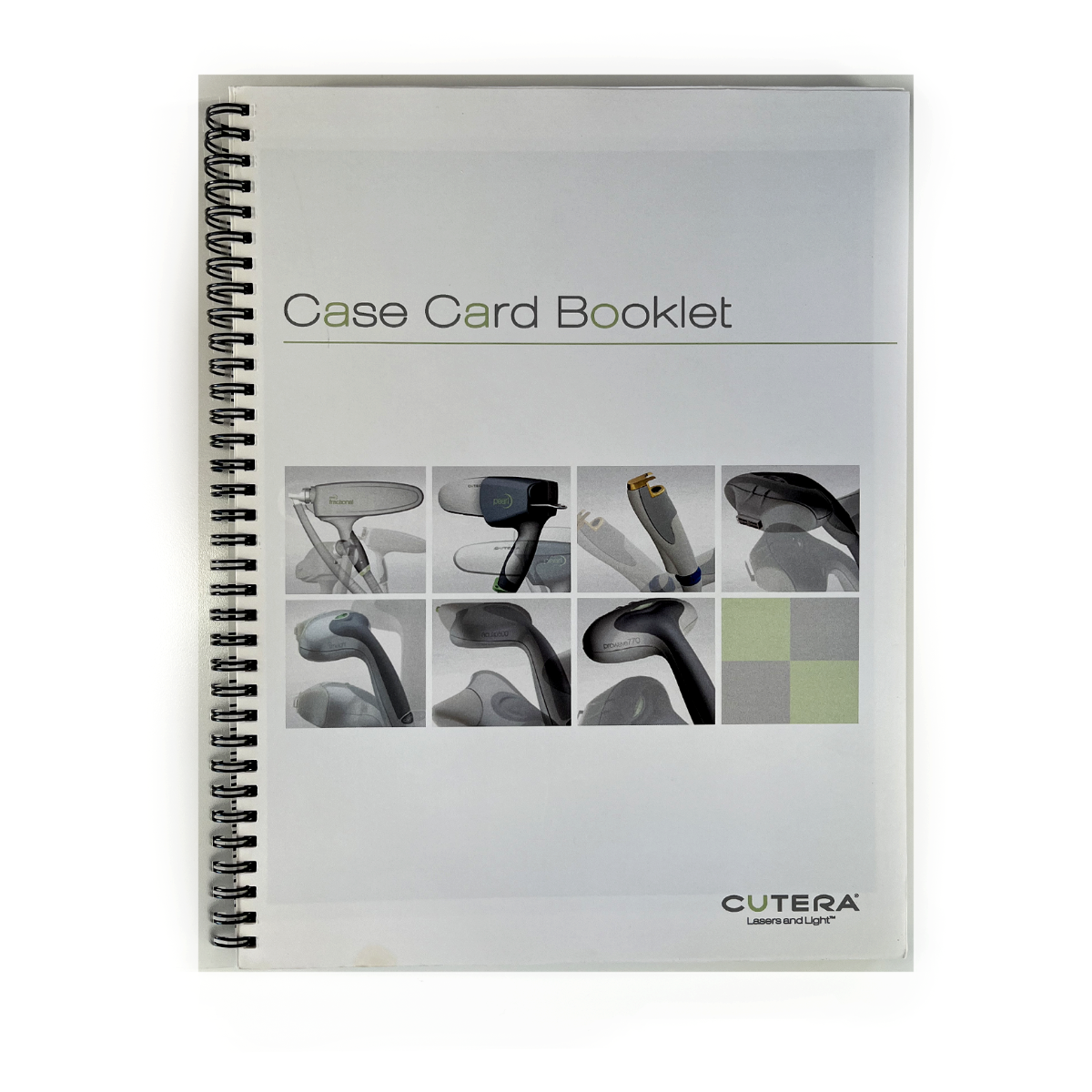Cutera Case Card Booklet Lasers and Light Cleared for Onychomycosis and Pigmentation Treatment for Skin types MKT3064 Rev. A