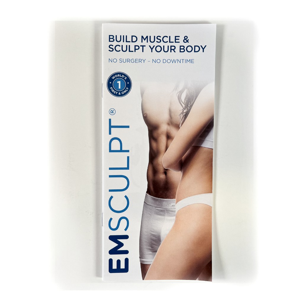 BTL EMSCULPT Body Sculpting Toning Booty Building Treatment Brochures - 32 Pack