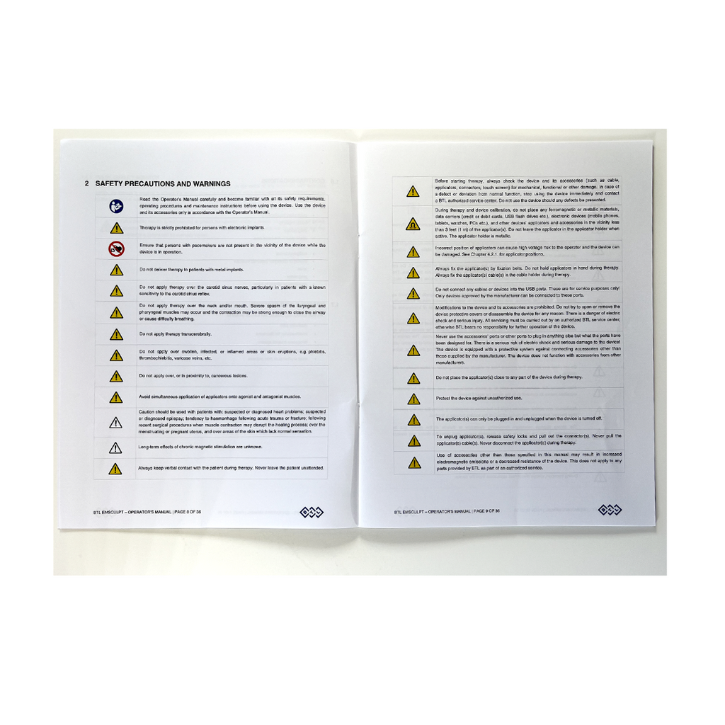 BTL EMSCULPT OPERATOR’S MANUAL