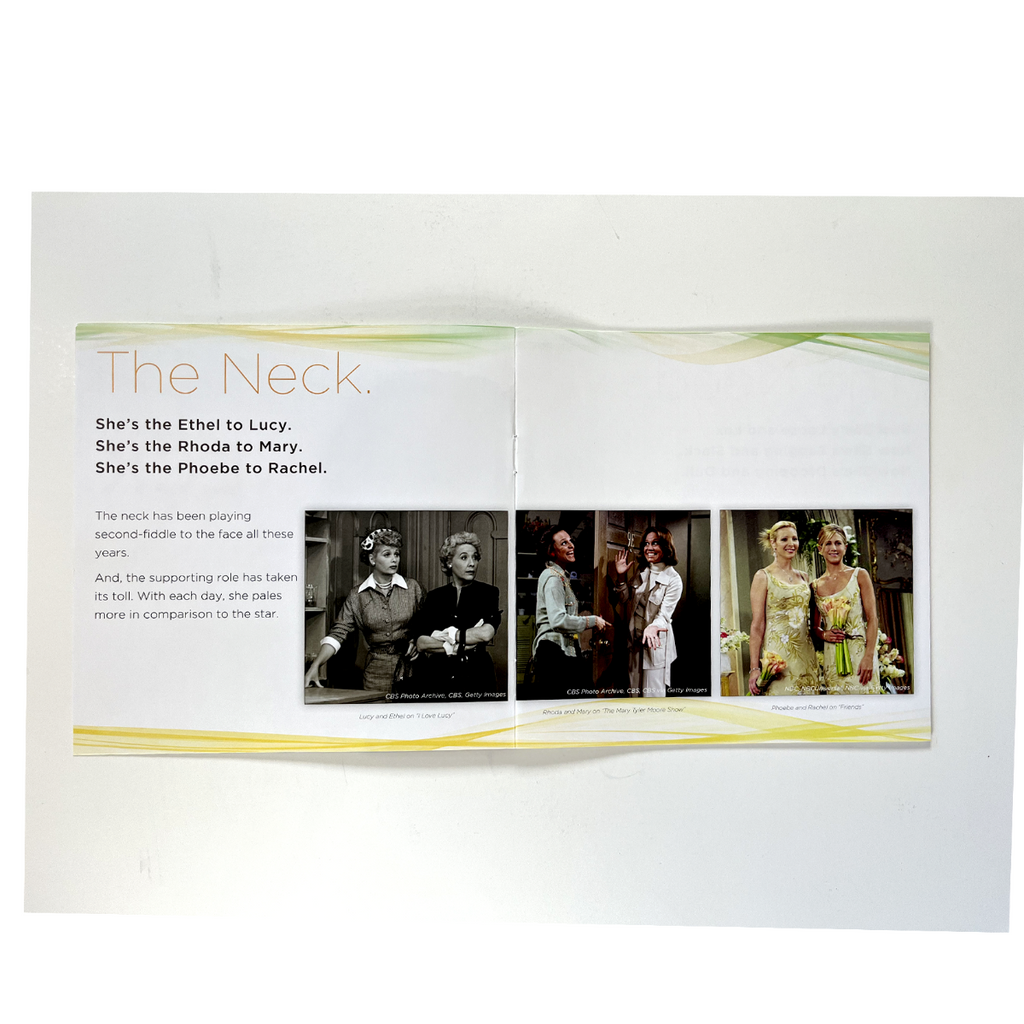 Ulthera Ultherapy "In With A New Neck" Patient Office Display Brochure (x13 Pcs)