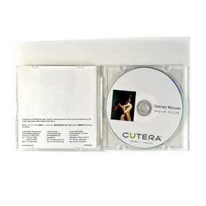 CUTERA Lasers Digital Operator User Manuals Instructions CD ROM Disc DVD EM0100- 2011