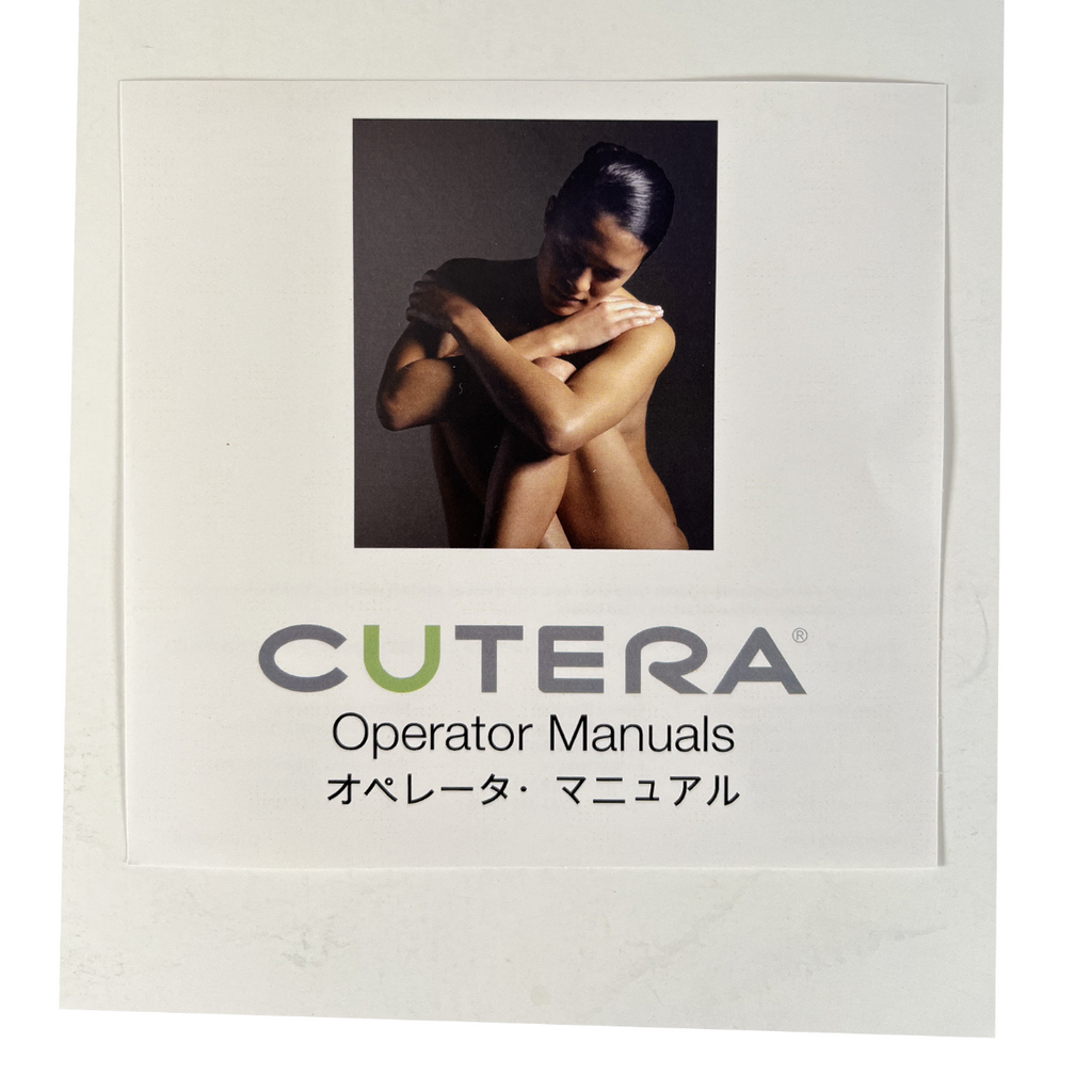 CUTERA Lasers Digital Operator User Manuals Instructions CD ROM Disc DVD EM0100- 2011