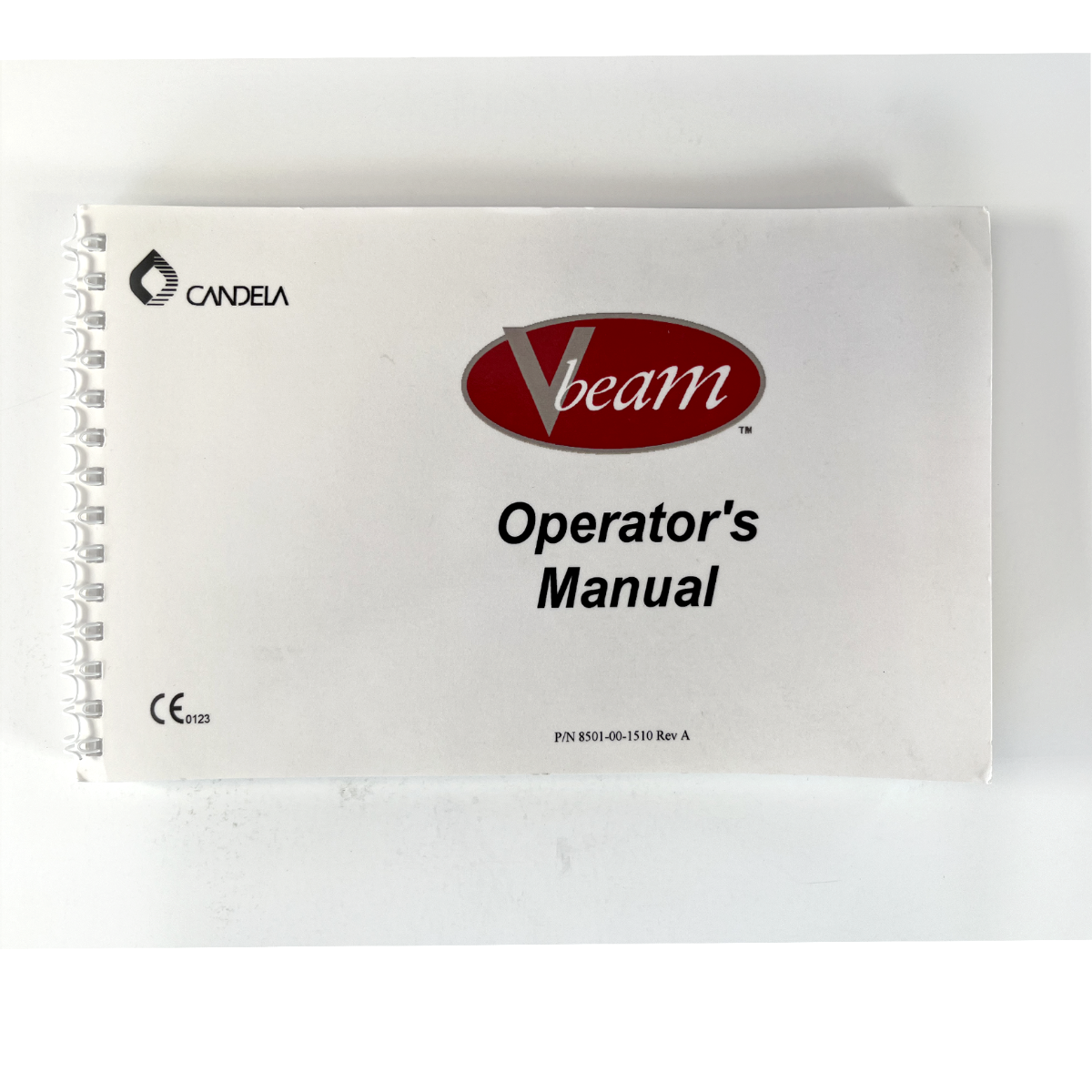 Candela VBeam Pulsed Dye V Beam Laser User Operator Manual REV A 8501-00-1510 -1