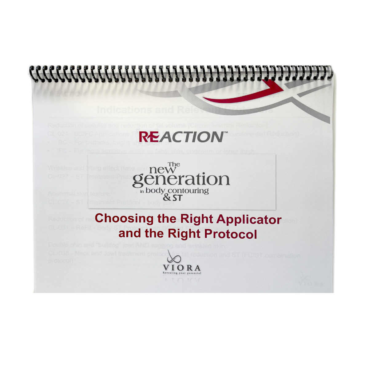 VIORA REACTION, User Manual, Contraindications for Reaction Treatments, P/N: CL-010 Rev. D