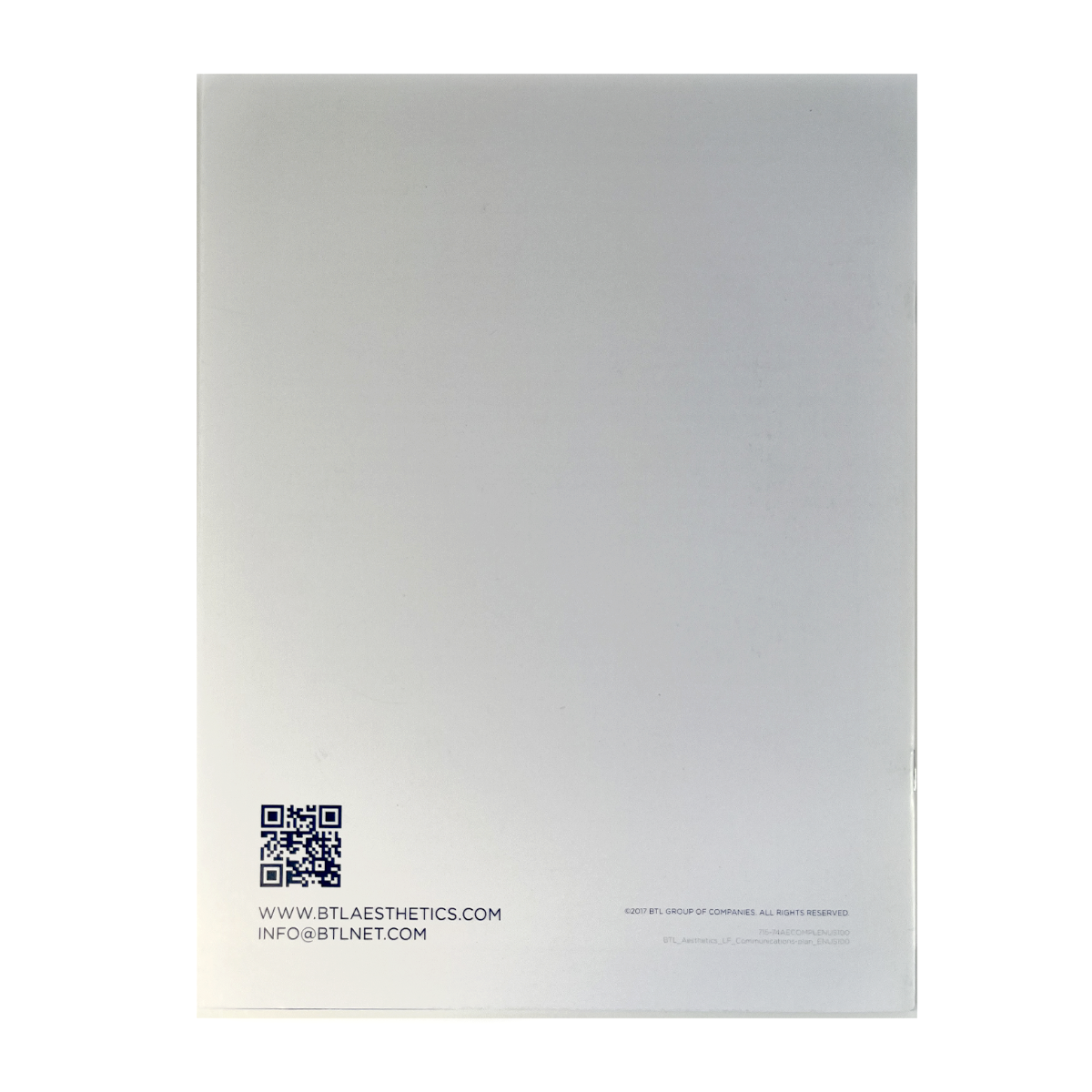 BTL AESTHETICS, [Insert product name] Communications Plan, 715-74AECOMPLENUS100, EXP 2017