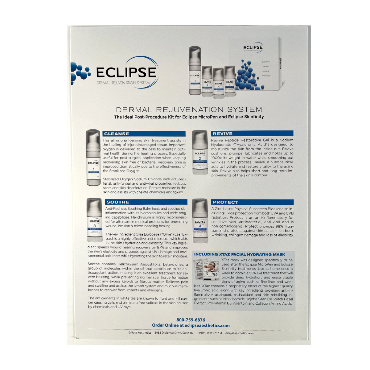 Eclipse Dermal Rejuvenation System Dermal Rejuvenation system (1 brochure)