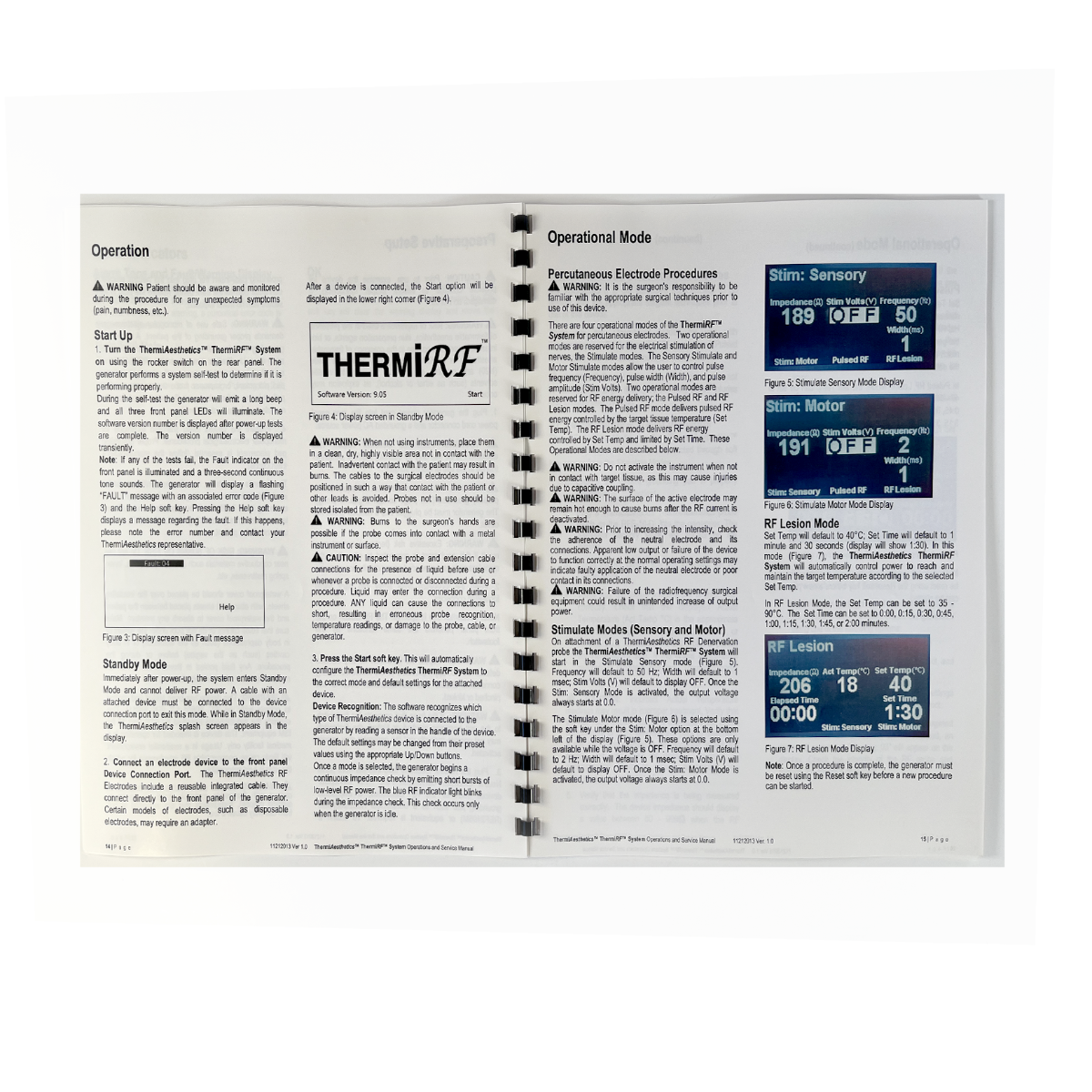 Thermi Aesthetics ThermiRF Cellulite System Operator Manual 11212013 Ver. 1.0
