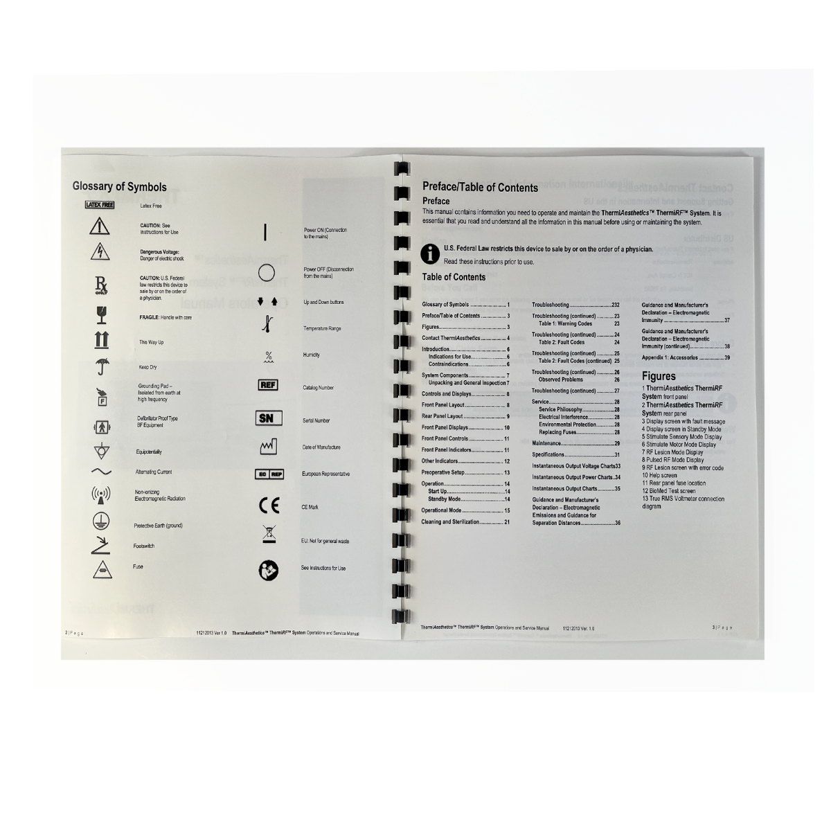 Thermi Aesthetics ThermiRF Cellulite System Operator Manual 11212013 Ver. 1.0
