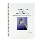 CUTERA, Pro Wave 770 Handpiece, Operator Manual, P/N D0277 REV.B 11/05
