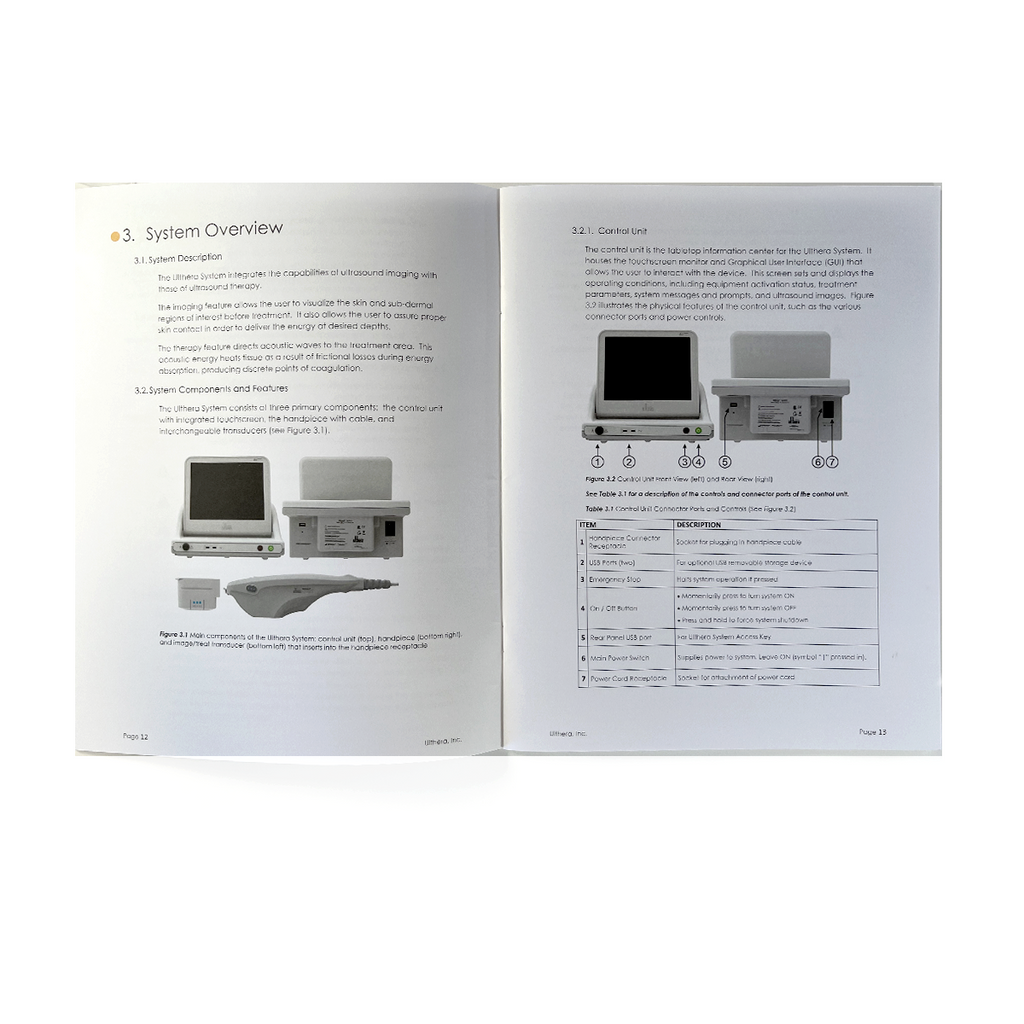 Ulthera, Instructions for Use, Featuring DeepSEE, Technology for Ultherapy