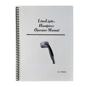 CUTERA, LimeLight Handpiece Operator Manual, P/N: D0436, Rev. A, Sep 2006