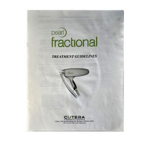 CUTERA, Pearl fractional, treatment Guidelines, D0703 Rev. E, September 2012