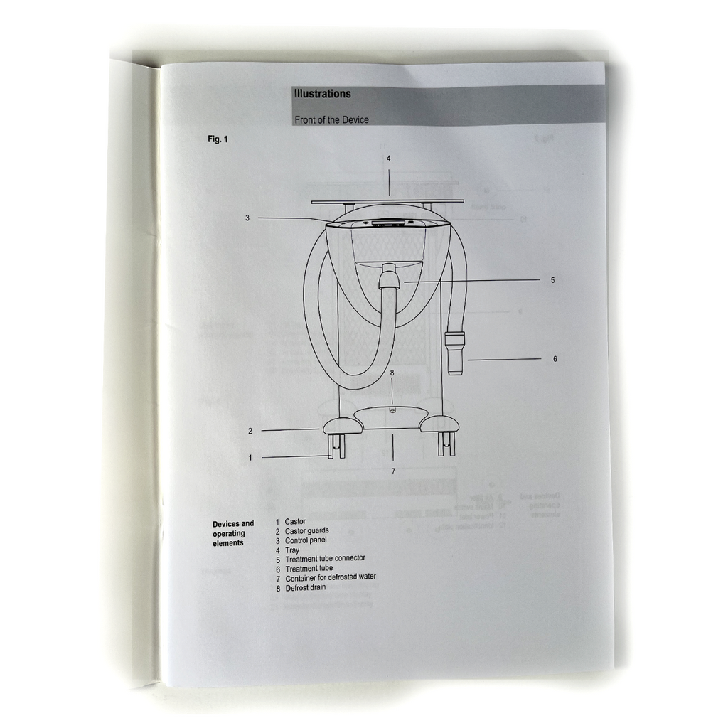 Zimmer Medizin Systems Cryo 6, Instructions for Use Instruvtive