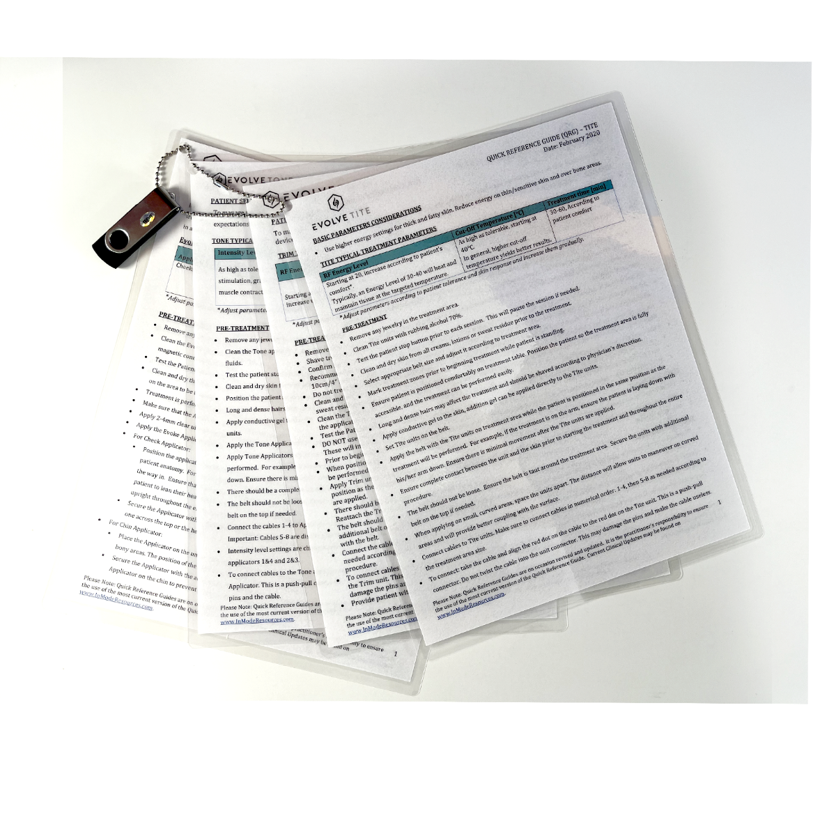 Evoke Quick Reference Guide (QRG) with USB Date: January 2020
