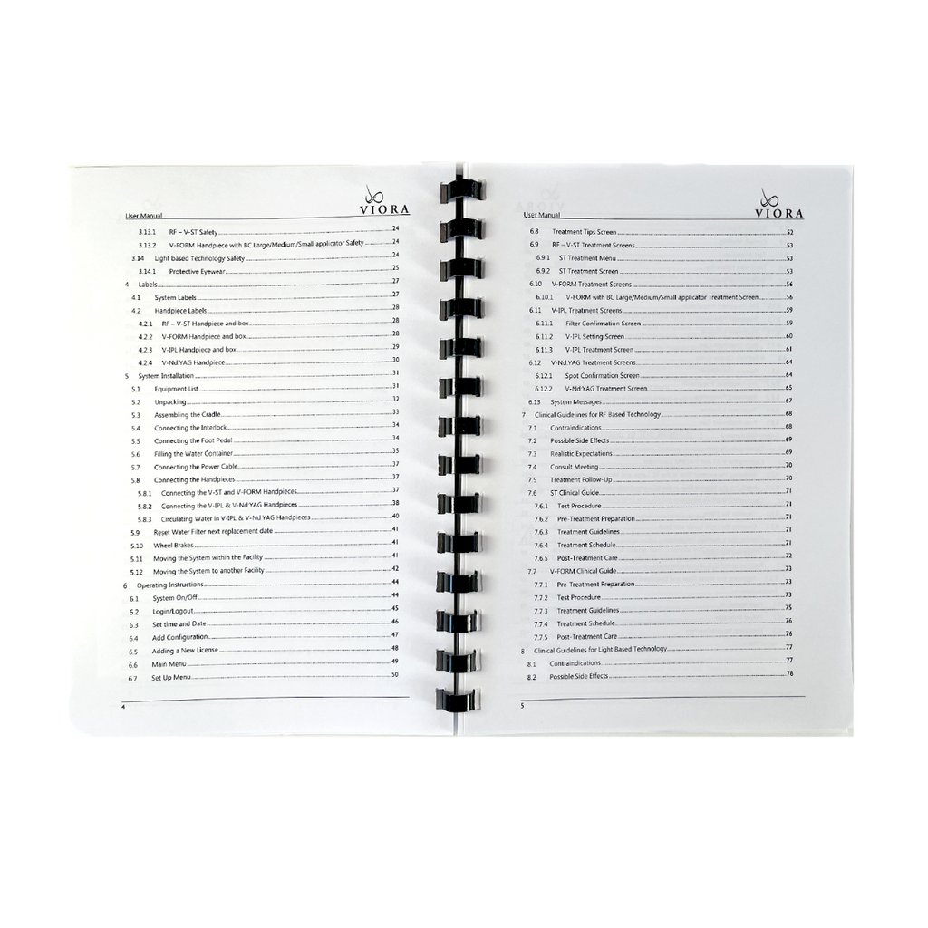 VIORA, V30 User Manual, P/N: MK-124 FDA G