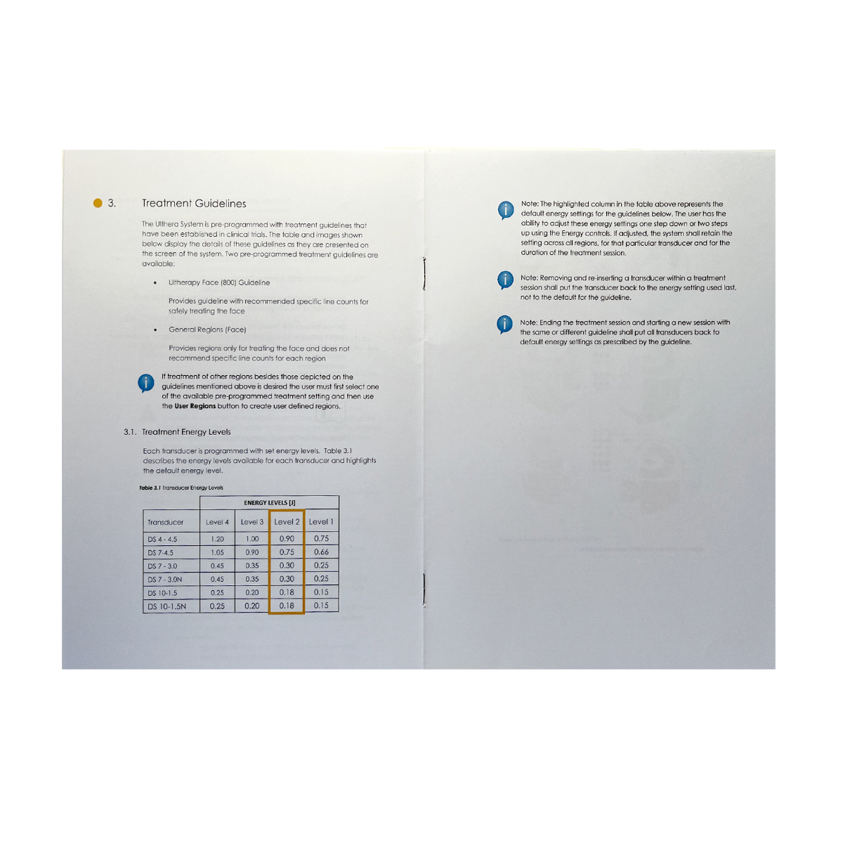 Ulthera System, Supplement Instructions for Use Manual