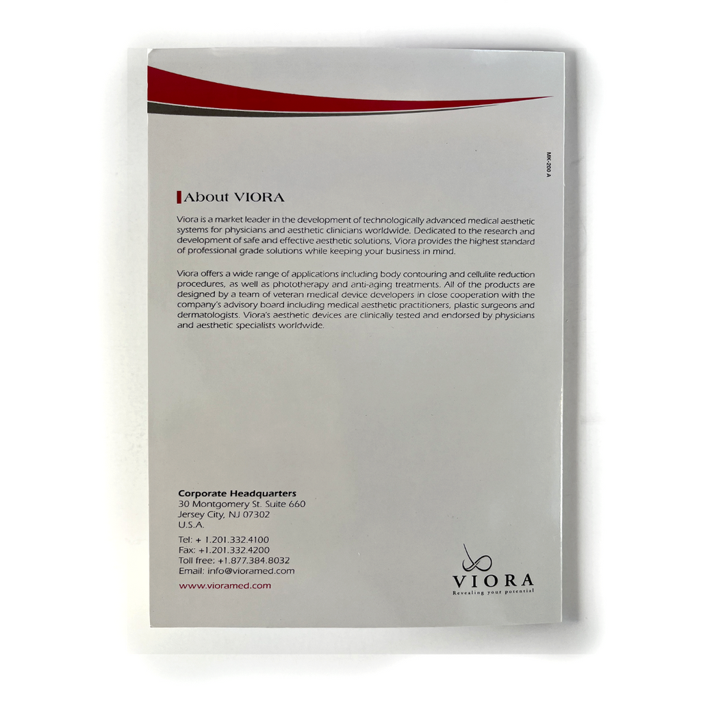 Viora "Picture Your Success Let Us Take You There" Folder brochure MK-200 A