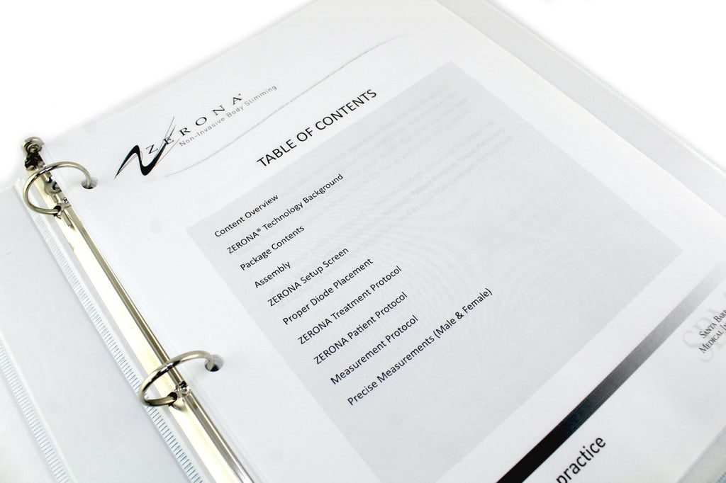 2010 Erchonia ZERONA Laser Installation and Proper User Reference Guide