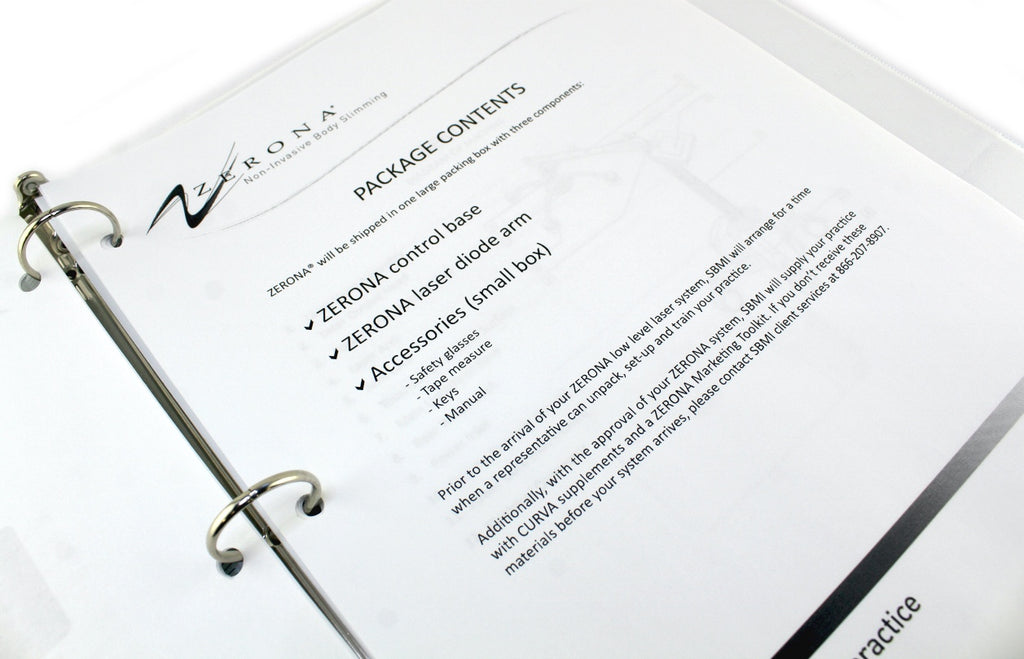 2010 Erchonia ZERONA Laser Installation and Proper User Reference Guide