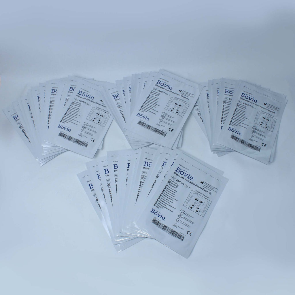 53 Pcs Bovie ESRE-1 Split Adult Return Electrode Ground Pads Cutera TruSculpt 3D