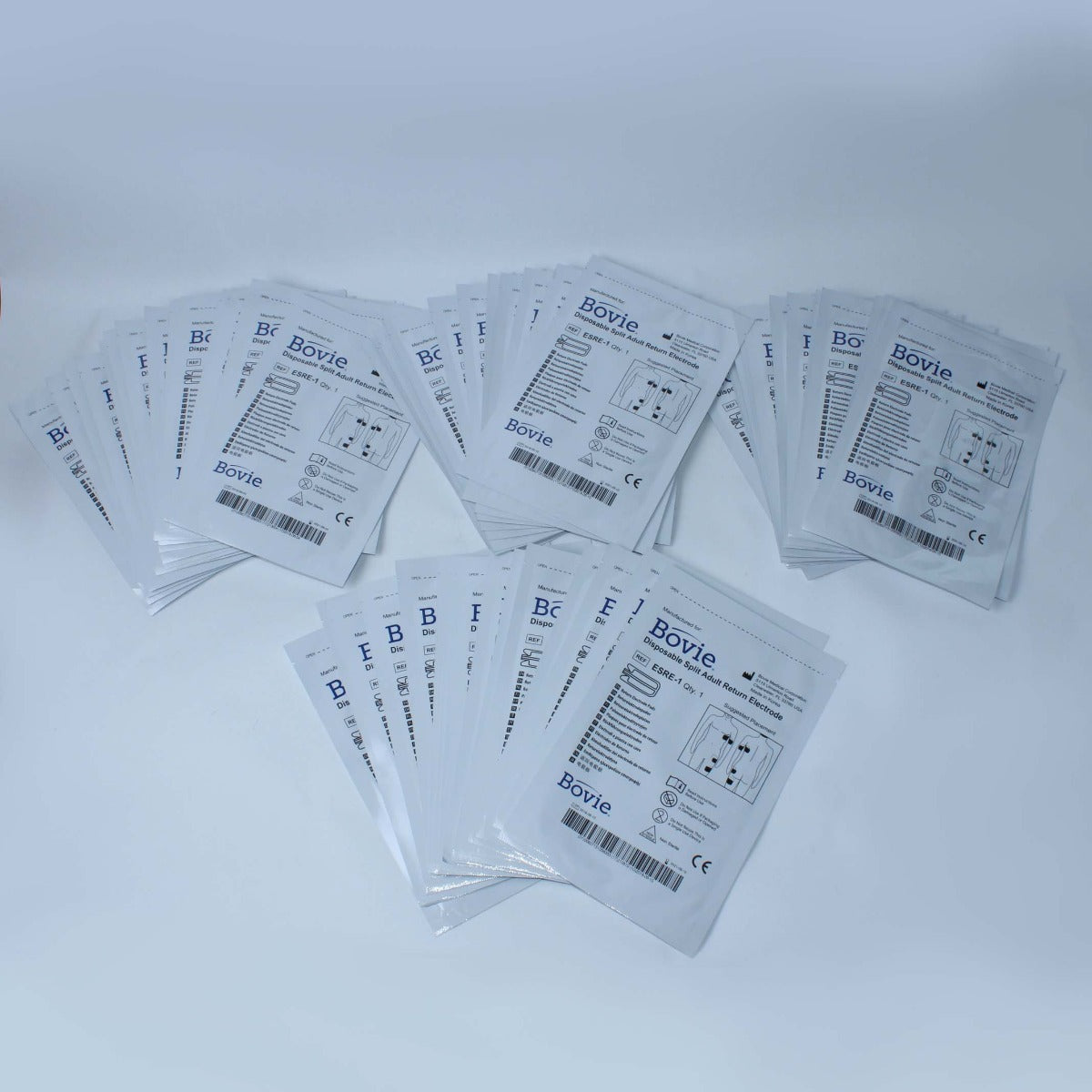53 Pcs Bovie ESRE-1 Split Adult Return Electrode Ground Pads Cutera TruSculpt 3D