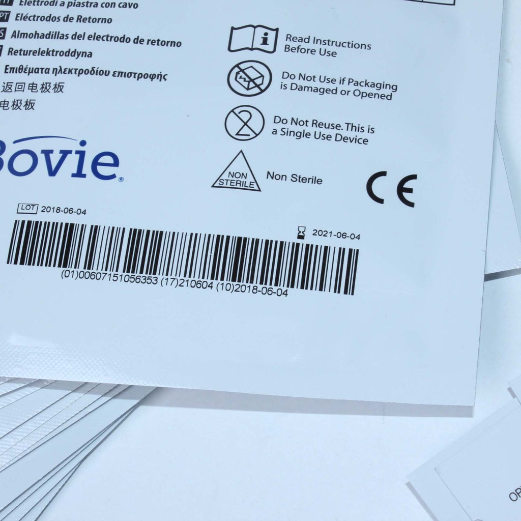 53 Pcs Bovie ESRE-1 Split Adult Return Electrode Ground Pads Cutera TruSculpt 3D