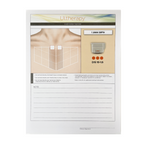 Ultherapy, Chest Patient Record, 4.5mm, 3.0mm & 1.5mm Depth P/N 1001286C (47 sheets)