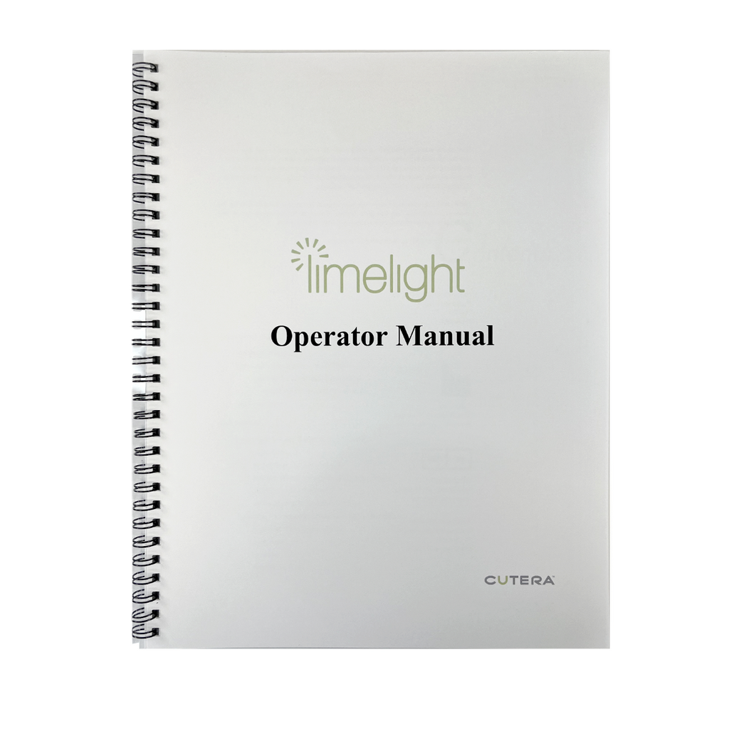 CUTERA, limelight Operator Manual, P/N D0436 Rev. E, 2017